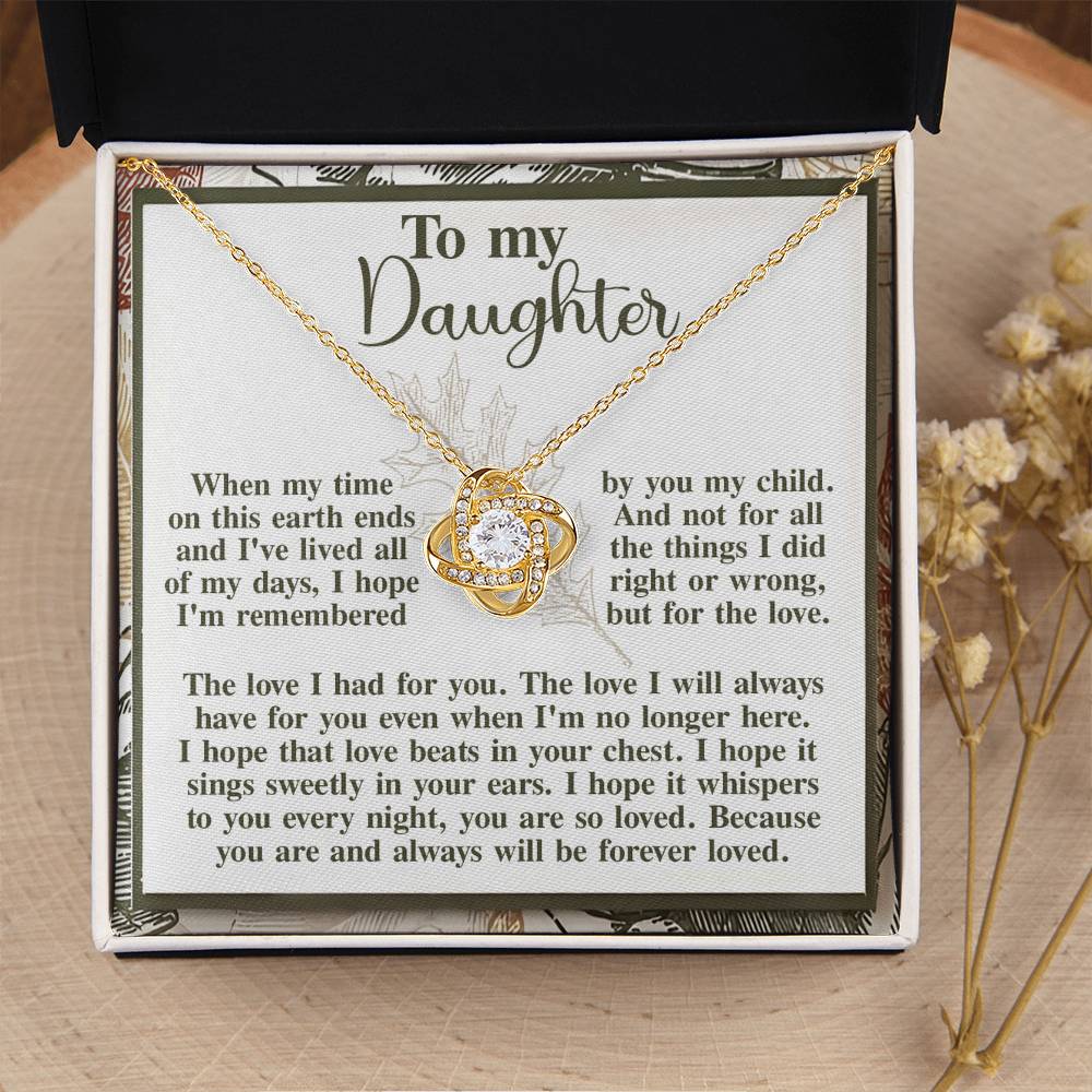 To My Beautiful Daughter Necklace, Gift For Daughter From Mom, Necklace For Daughter From Mom And Dad