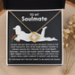 To My Soulmate Necklace, Best Valentine Gifts For Wife, To My Wife Valentine's Day Gift, Valentine's Day Necklace For Her, Valentine Birthday Gifts