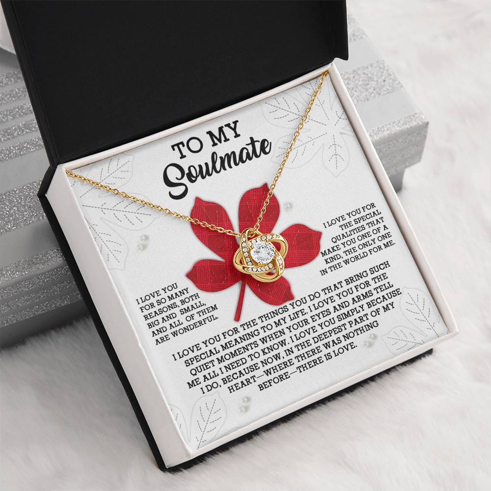 To My Soulmate Necklace For Women Future Wife Necklace, Necklace For Wife From Husband