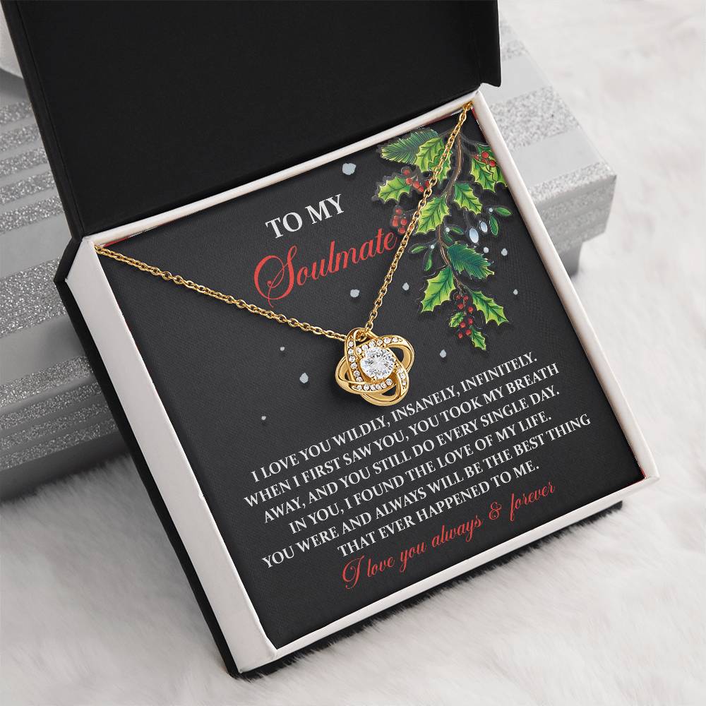 To My Soulmate Necklace, Gifts For Wife Christmas, Good Gifts For Girlfriend For Christmas, Christmas Presents For Her