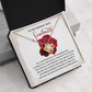 To My Smokin' Hot Soulmate Necklace, Girlfriend Necklace From Boyfriend, Valentine's Gift For Women, Happy Valentines Day Card To Girlfriend