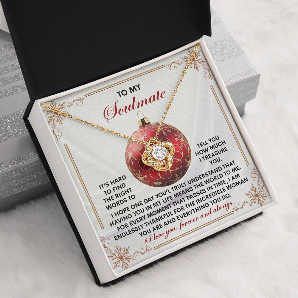 To My Soulmate Necklace, My Soulmate Gifts For Her, Soulmate Necklace Gold, Fiance Christmas Gifts For Her, Christmas Presents For Her