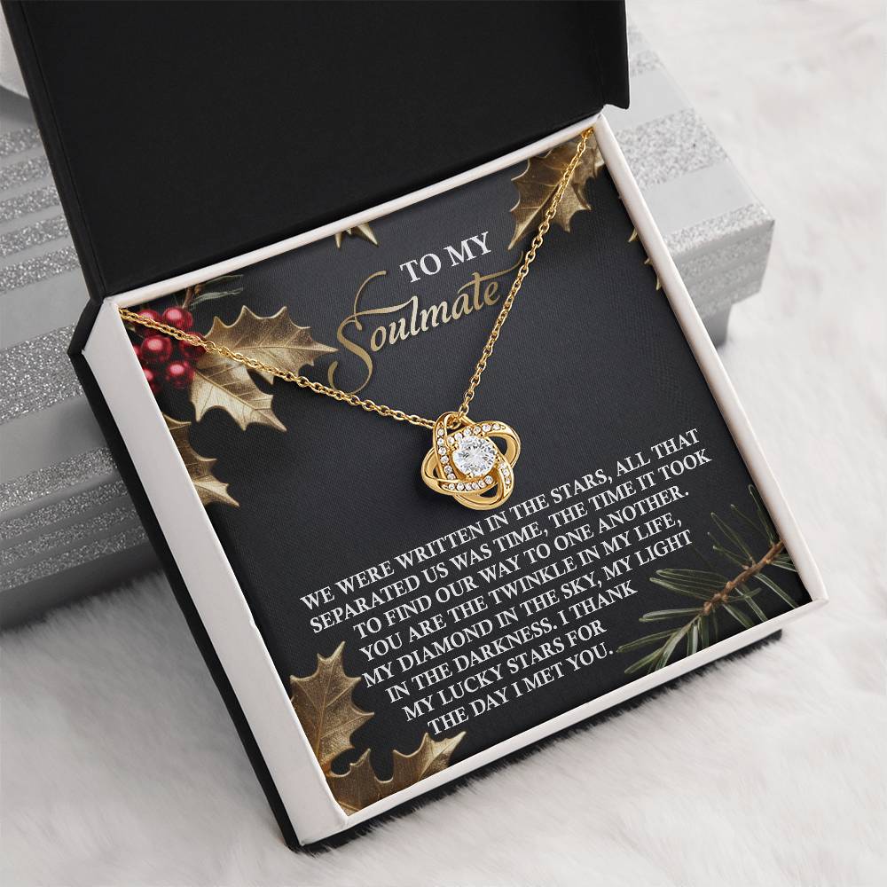 To My Soulmate Necklace, Christmas Presents For Wife, Christmas For Her, Christmas Present For Girlfriend, Christmas Gifts For Your Wife