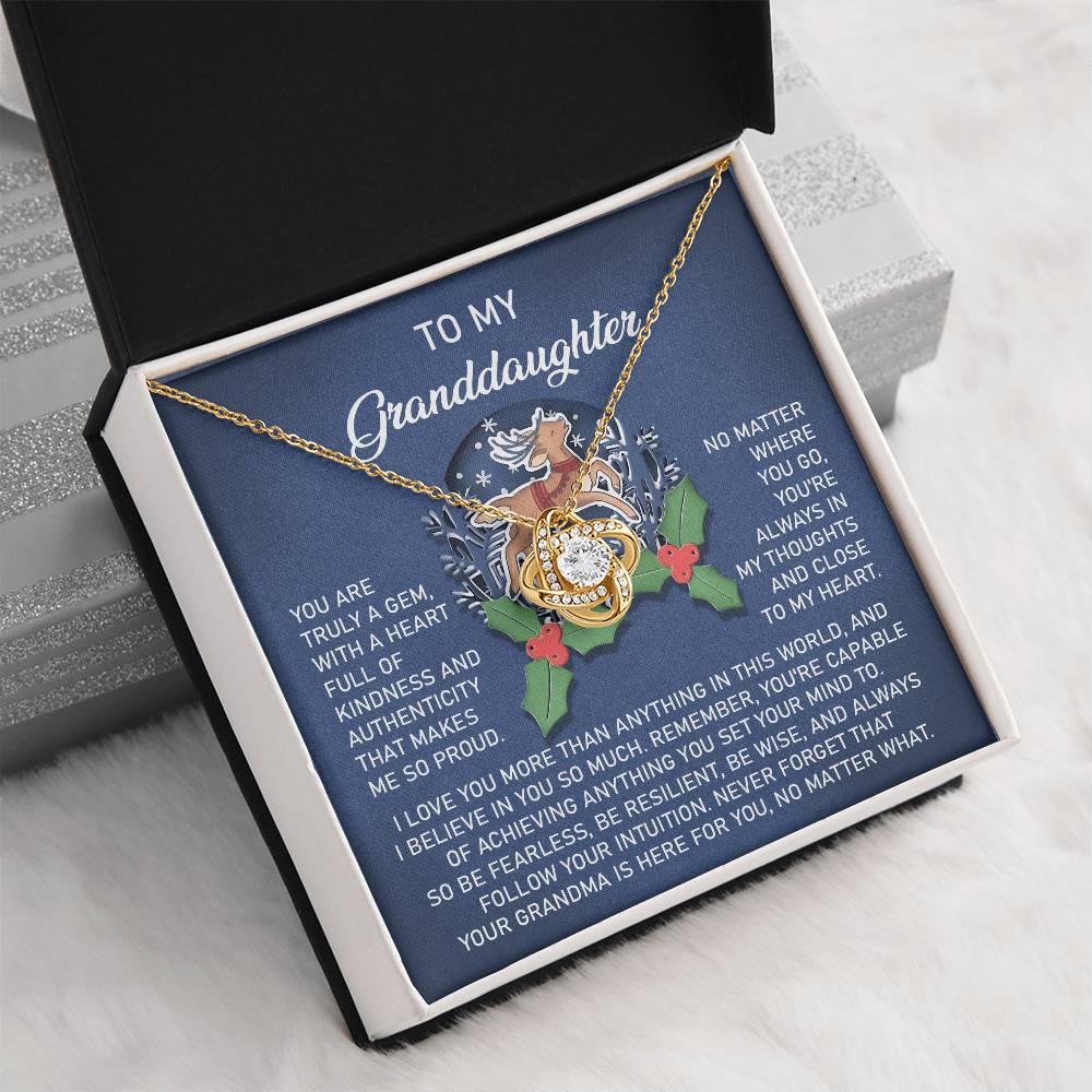 To My Granddaughter Necklace, Granddaughter Christmas Gifts, Granddaughter Gifts From Grandma, Necklace For Granddaughter, Adult Granddaughter Gift