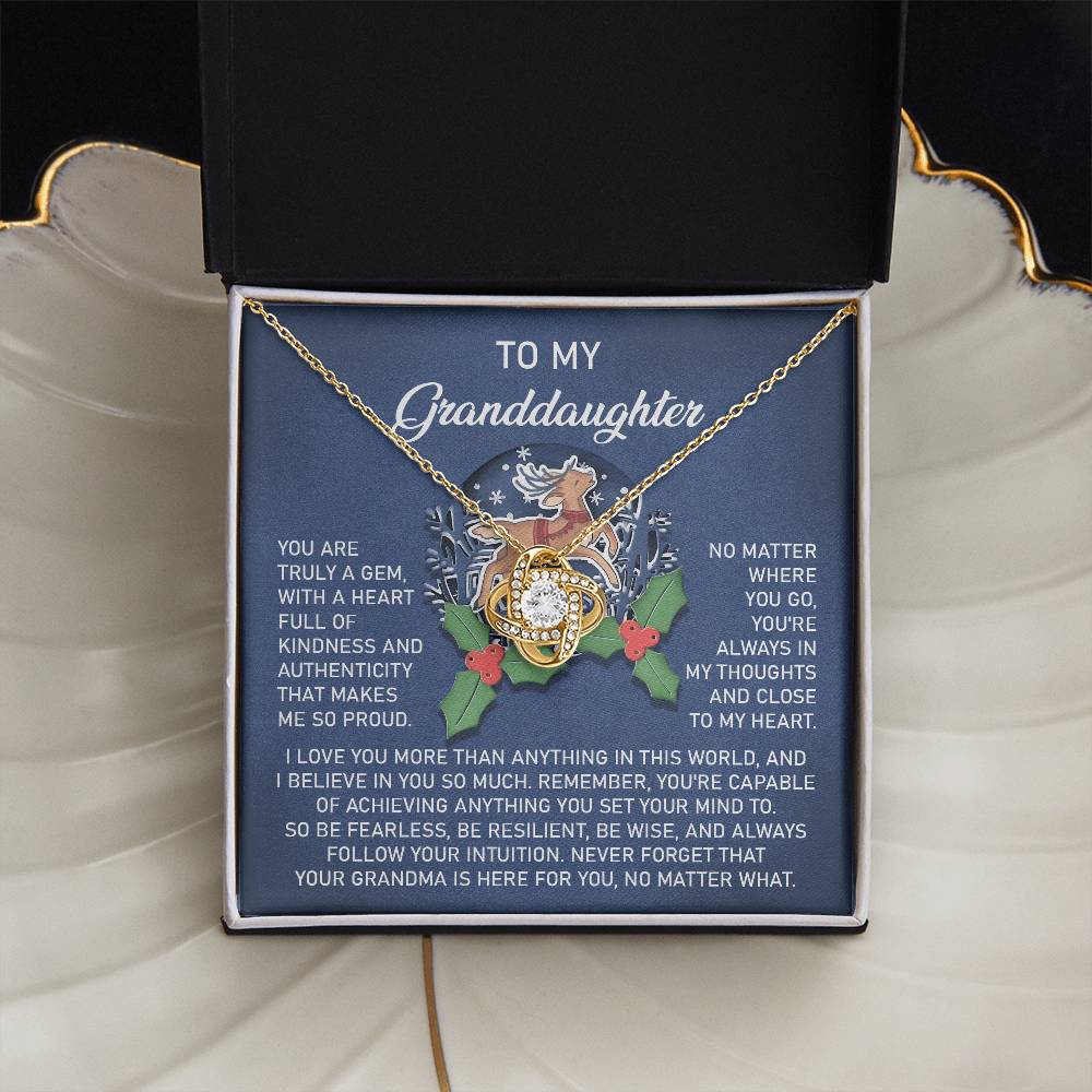 To My Granddaughter Necklace, Granddaughter Christmas Gifts, Granddaughter Gifts From Grandma, Necklace For Granddaughter, Adult Granddaughter Gift