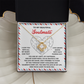 To My Beautiful Soulmate Necklace, Valentine Gift For Wife From Husband, Valentine Day For Wife, Valentine Presents For Women, Valentine's For Her