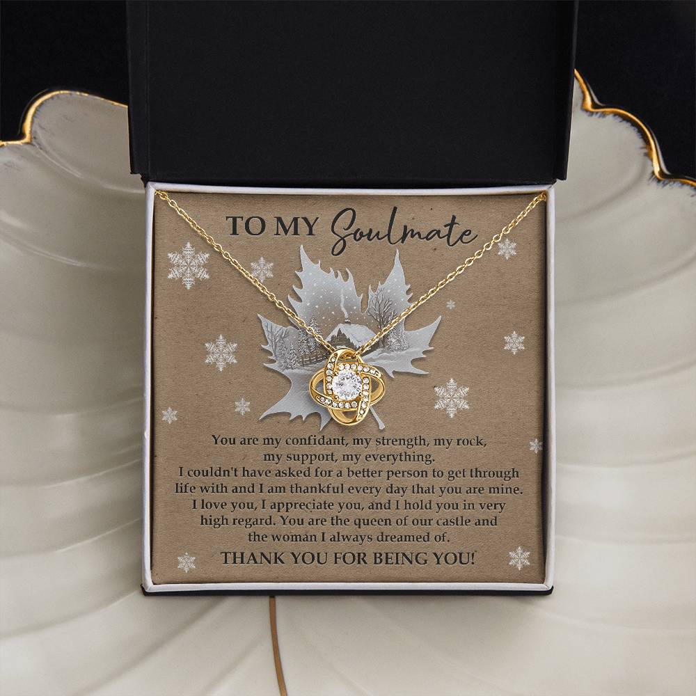 To My Soulmate Necklace, Soulmate Gifts For Her, Christmas Presents For Girlfriend, Christmas Present For Girlfriend, Christmas For Wife