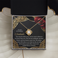To My Stunning Soulmate Necklace, Valentine Gift For My Wife, Valentine's Gifts For Wife, Valentine Gifts For Her Romantic, Valentine's Day Gifts