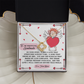 To My Beautiful Soulmate Necklace, Gifts For The Girlfriend, Soulmate Necklace For Her, Valentine Card For Wife Romantic, To My Girlfriend Necklace