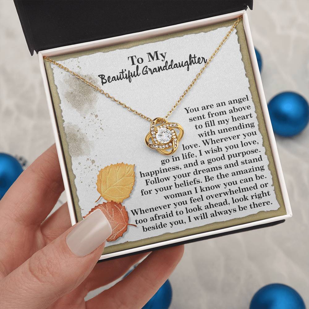 To My Beautiful Granddaughter Necklace, Granddaughter Gifts From Nana, Necklace For Granddaughter, Personalized Gifts For Granddaughter