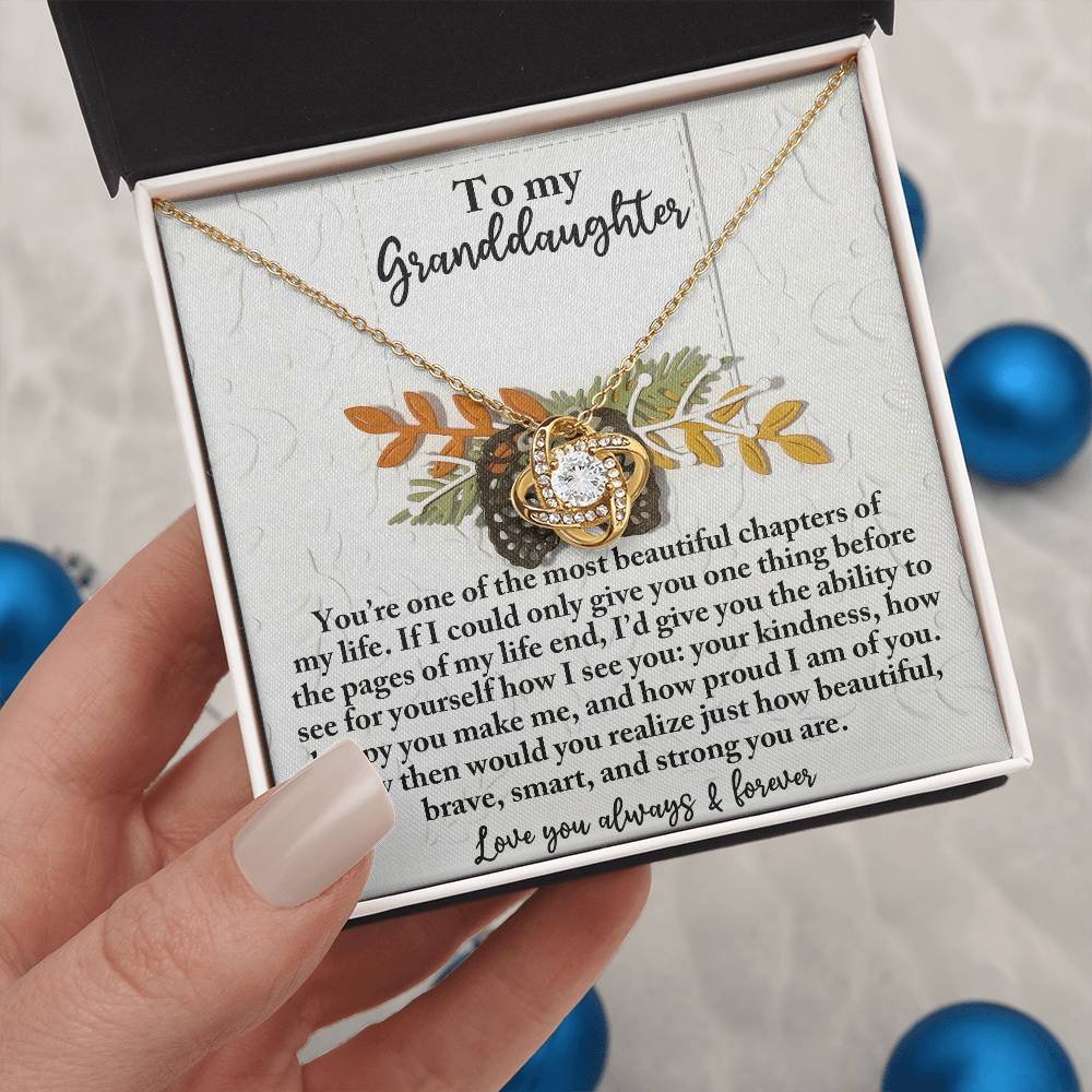 To My Granddaughter Necklace, Valentine's For Granddaughter, Granddaughter Gifts From Grandparents, Christmas Gifts For Granddaughters