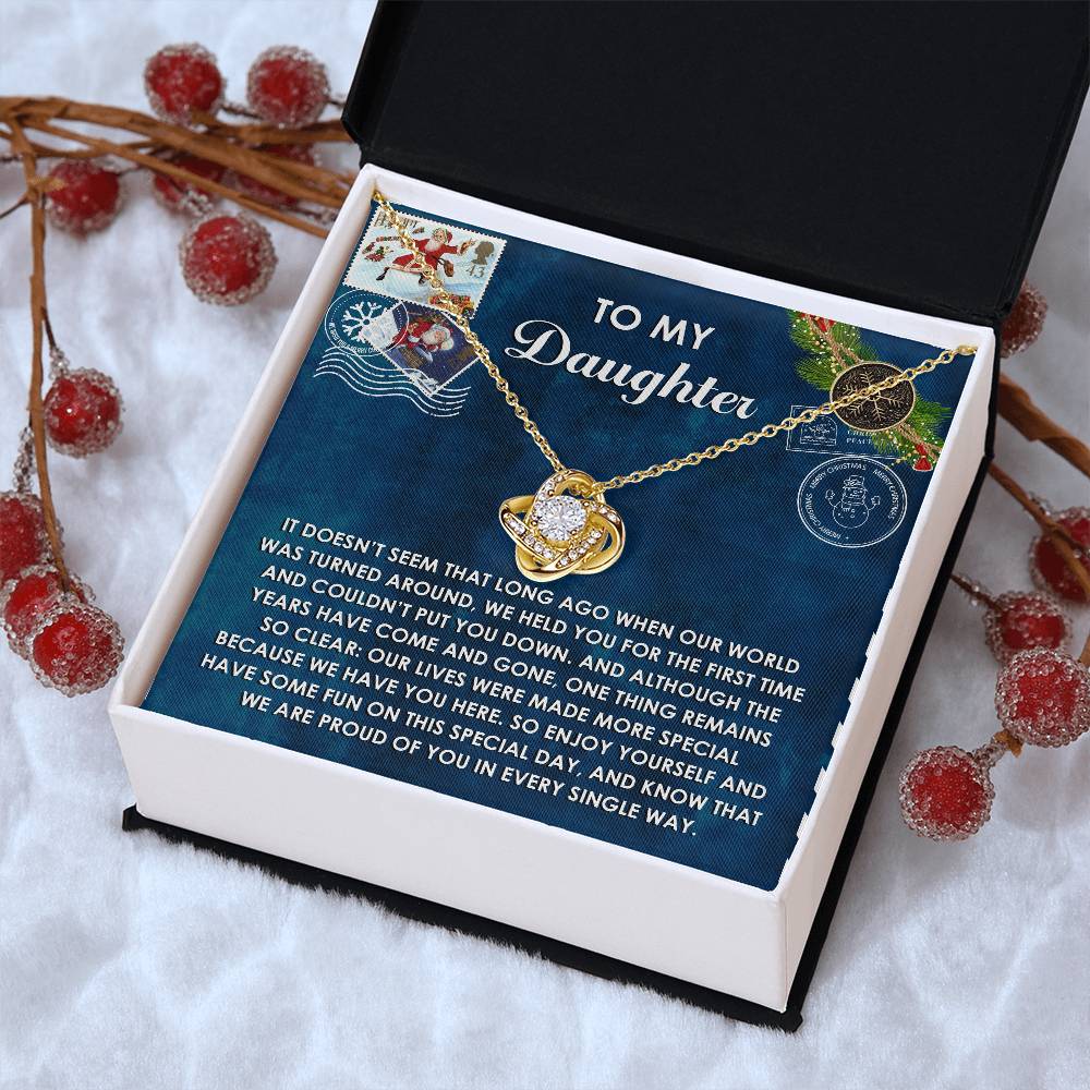 To My Daughter Necklace, Christmas Gift For My Daughter, Mother Daughter Christmas Gifts, Daughter Christmas Gifts