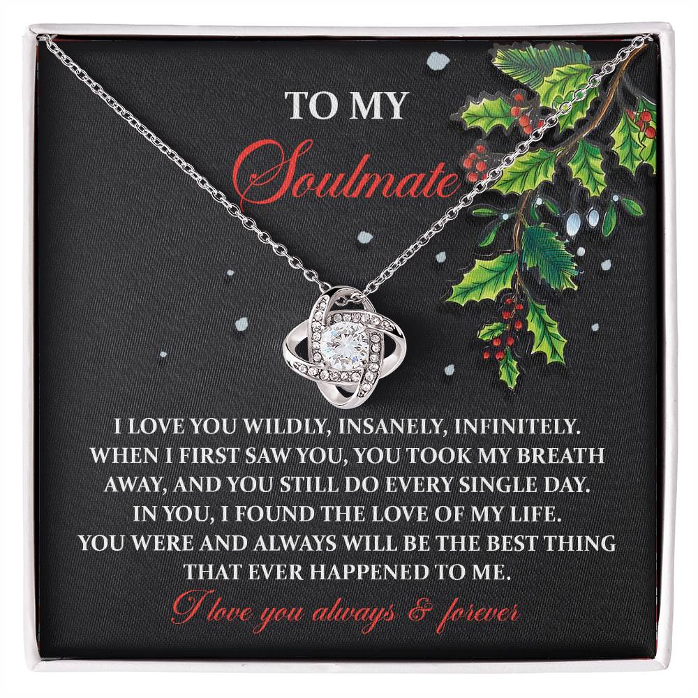 To My Soulmate Necklace, Gifts For Wife Christmas, Good Gifts For Girlfriend For Christmas, Christmas Presents For Her