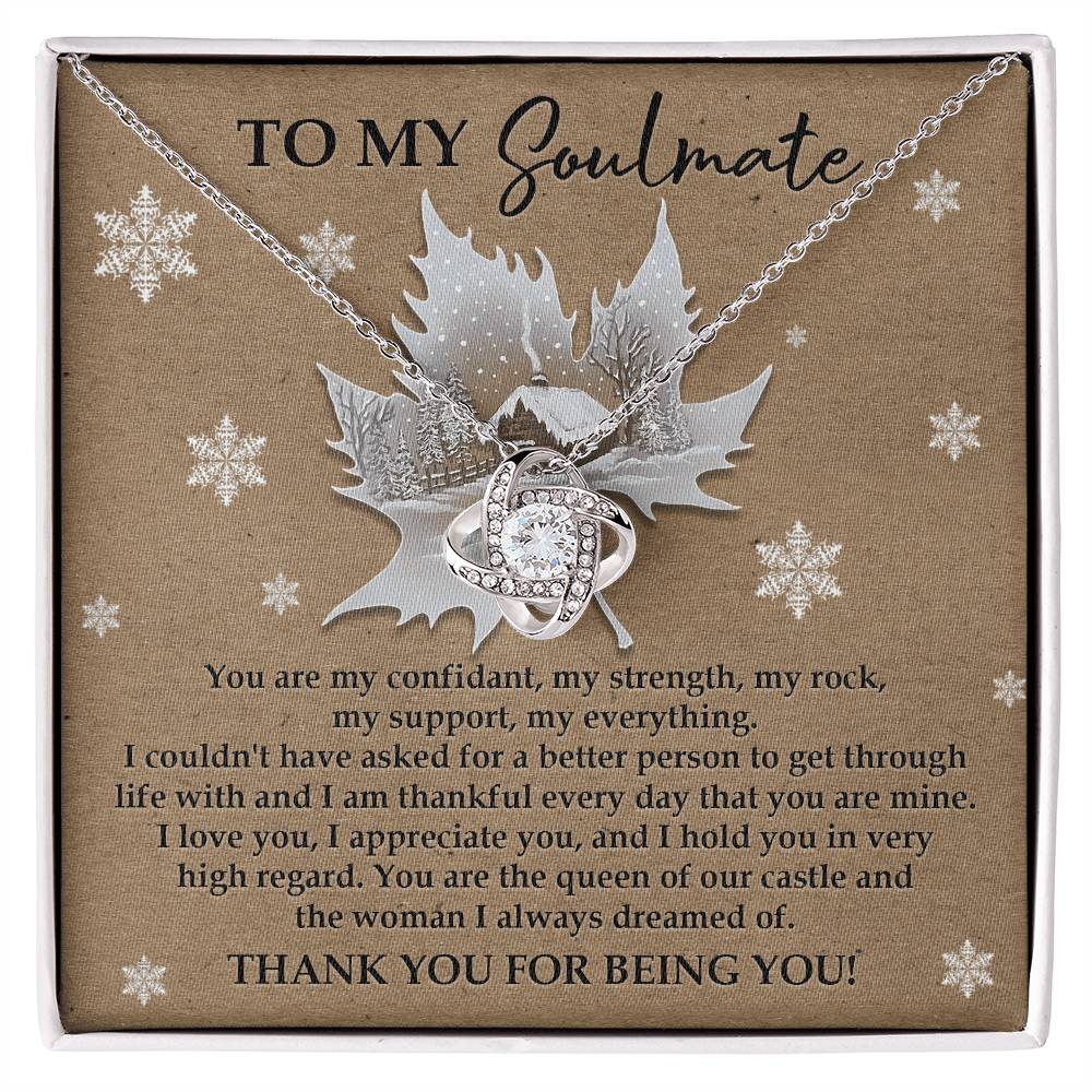 To My Soulmate Necklace, Soulmate Gifts For Her, Christmas Presents For Girlfriend, Christmas Present For Girlfriend, Christmas For Wife