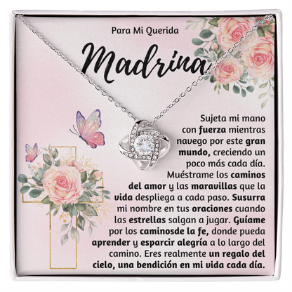 Regalo Para Madrina, Para El Amor De Mi Vida Cadena, Collar De Madrina - BR_4_MADRIJE_H8_3