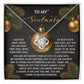 To My Soulmate Necklace, Wife Christmas Gift, Best Christmas Gifts For My Wife, Funny Christmas Gift For Wife