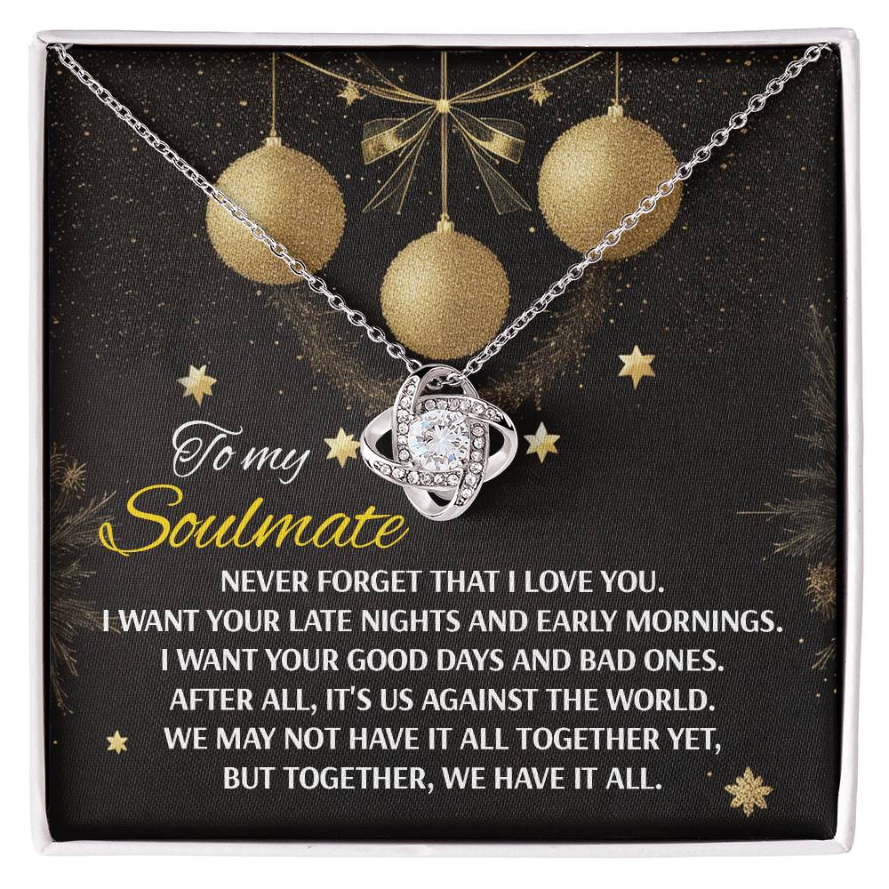 To My Soulmate Necklace, Christmas Presents For Women, Christmas Gift Ideas 2024, Gifts For Husband From Wife Unique Christmas