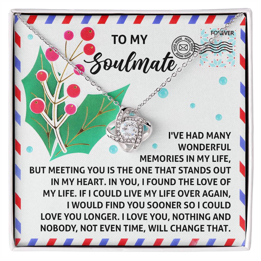 To My Soulmate Necklace, Gifts For Wife Christmas, Christmas Gifts For Her, Funny Christmas Gifts For Wife, Women Presents For Christmas