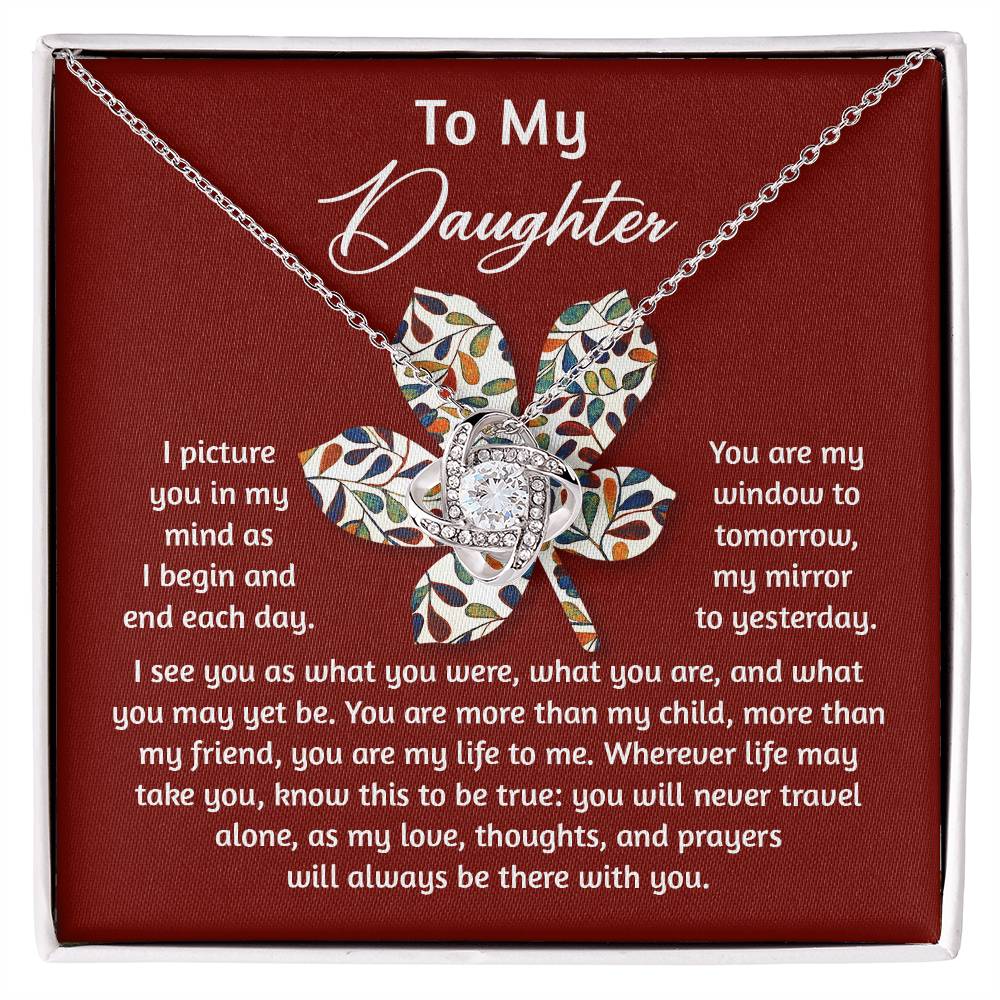 Christmas Gifts For Daughter From Mom, To My Daughter Necklace From Dad, Necklaces From Dad To Daughter, Daughter Necklace From Mom And Dad