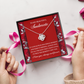 To My Beautiful Soulmate Necklace, Valentine Gifts For Girlfriend, To My Soulmate Necklace For Women, Valentine Necklaces For Women