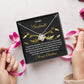 To My Soulmate Necklace, Christmas Gifts For Girlfriend, Christmas Presents For Wife, Soulmate Necklace For Women