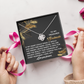 To My Treasured Soulmate Necklace, Girlfriend And Boyfriend Necklaces, Soulmate Gifts For Her, Valentine's Gift For Wife, Best Gifts For Girlfriend
