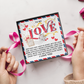 To My Love Necklace, Valentine Gifts For Her, Valentine's Day Necklace For Her, Valentine's Day Gift Wife, Valentine's Day Gifts For Women