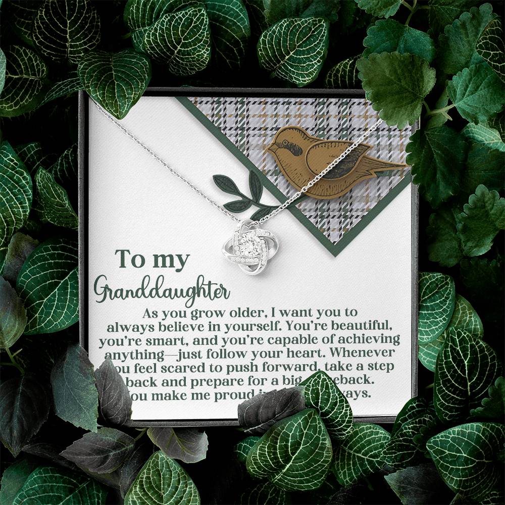 To My Granddaughter Necklace, Granddaughter Gifts From Grandma, To My Granddaughter Necklace From Grandma, Granddaughter Necklace From Papa