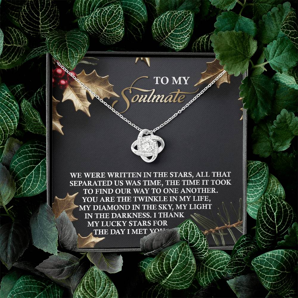 To My Soulmate Necklace, Christmas Presents For Wife, Christmas For Her, Christmas Present For Girlfriend, Christmas Gifts For Your Wife