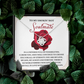 To My Smokin' Hot Soulmate Necklace, Girlfriend Necklace From Boyfriend, Valentine's Gift For Women, Happy Valentines Day Card To Girlfriend