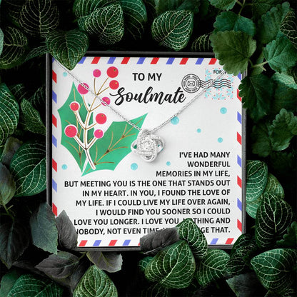 To My Soulmate Necklace, Gifts For Wife Christmas, Christmas Gifts For Her, Funny Christmas Gifts For Wife, Women Presents For Christmas