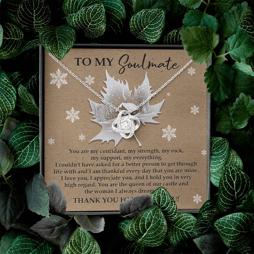 To My Soulmate Necklace, Soulmate Gifts For Her, Christmas Presents For Girlfriend, Christmas Present For Girlfriend, Christmas For Wife