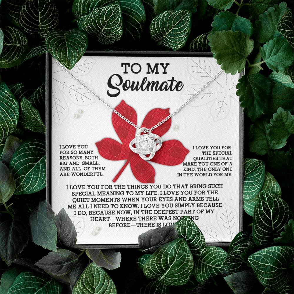 To My Soulmate Necklace For Women Future Wife Necklace, Necklace For Wife From Husband