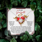 To My Soulmate Necklace, Valentine's Day Gifts, Romantic Valentine's Day Gift, Valentine Card For Wife Romantic, Valentine's Necklace For Her