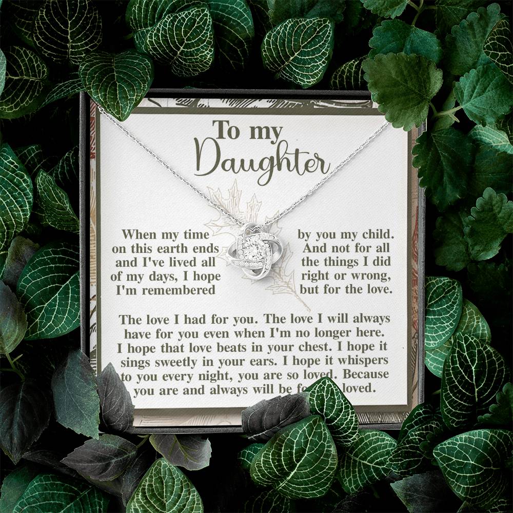 To My Beautiful Daughter Necklace, Gift For Daughter From Mom, Necklace For Daughter From Mom And Dad