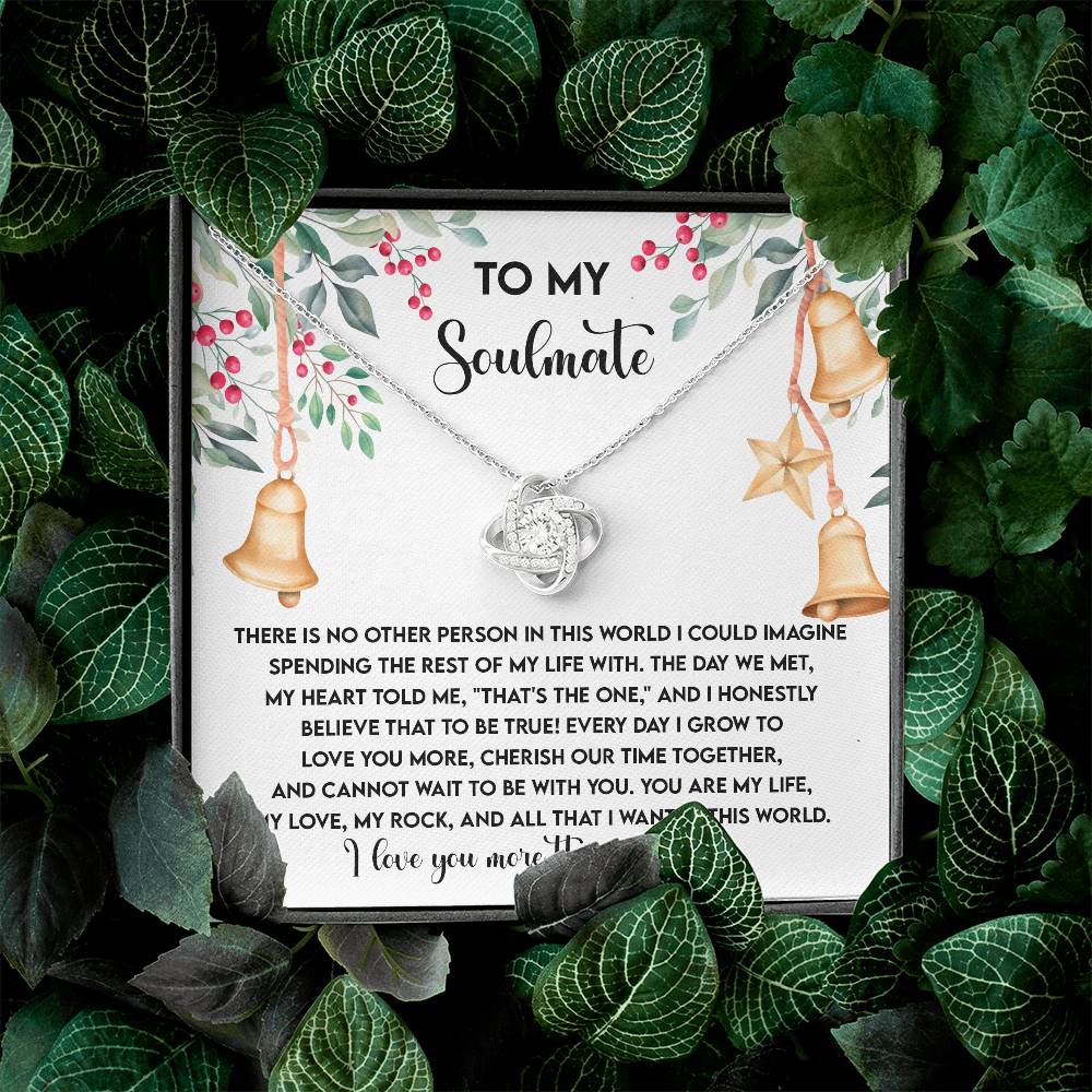 To My Soulmate Necklace, Christmas Gift Ideas 2024, Christmas For Her, Wife's Christmas Gift, Christmas Presents Women