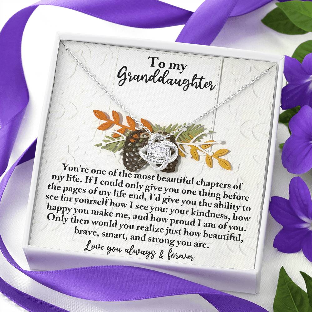 To My Granddaughter Necklace, Valentine's For Granddaughter, Granddaughter Gifts From Grandparents, Christmas Gifts For Granddaughters