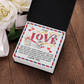 To My Love Necklace, Valentine Gifts For Her, Valentine's Day Necklace For Her, Valentine's Day Gift Wife, Valentine's Day Gifts For Women