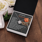 To My Beautiful Soulmate Necklace, Birthdays Gifts For Girlfriend, Valentine's Day Gifts, Romantic Valentine's Day Gift, Gold Necklace For Girlfriend