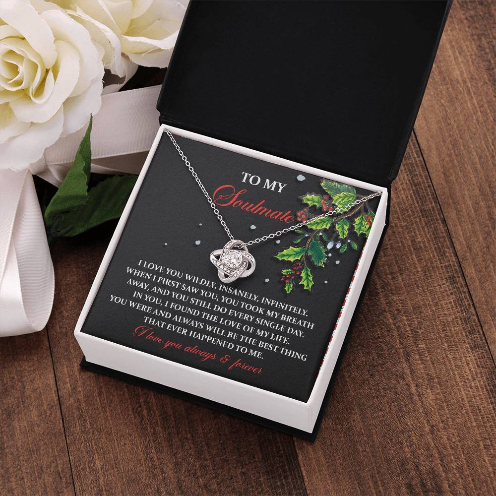 To My Soulmate Necklace, Gifts For Wife Christmas, Good Gifts For Girlfriend For Christmas, Christmas Presents For Her