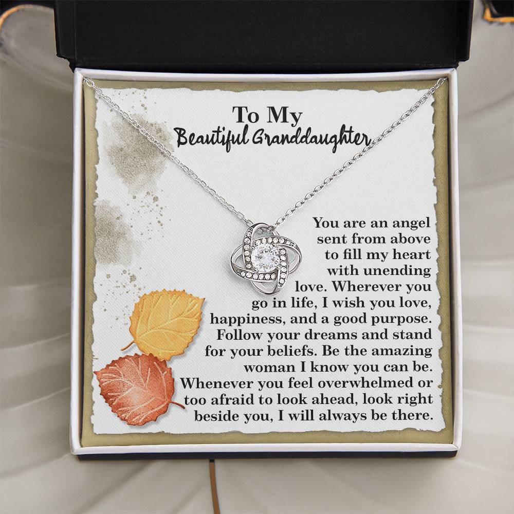 To My Beautiful Granddaughter Necklace, Granddaughter Gifts From Nana, Necklace For Granddaughter, Personalized Gifts For Granddaughter