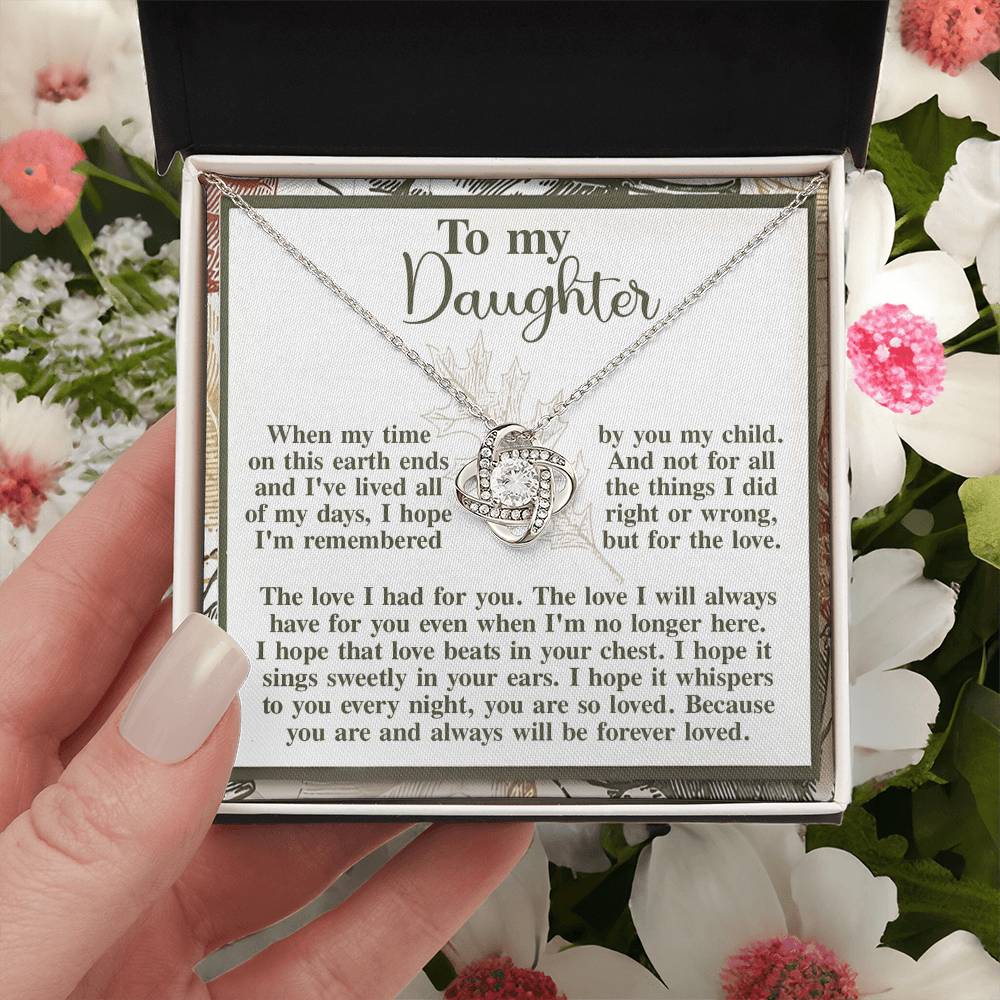 To My Beautiful Daughter Necklace, Gift For Daughter From Mom, Necklace For Daughter From Mom And Dad