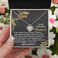 To My Treasured Soulmate Necklace, Girlfriend And Boyfriend Necklaces, Soulmate Gifts For Her, Valentine's Gift For Wife, Best Gifts For Girlfriend