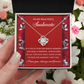 To My Beautiful Soulmate Necklace, Valentine Gifts For Girlfriend, To My Soulmate Necklace For Women, Valentine Necklaces For Women