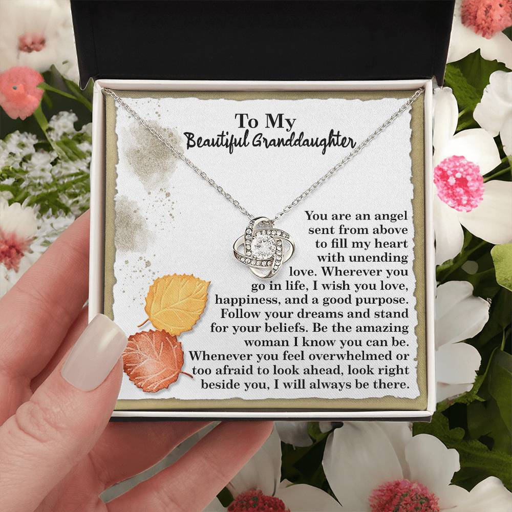 To My Beautiful Granddaughter Necklace, Granddaughter Gifts From Nana, Necklace For Granddaughter, Personalized Gifts For Granddaughter