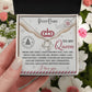 To My Queen Necklace, Womens Christmas Presents, Women Presents For Christmas, Christmas Gifts For The Wife, Christmas For Wife