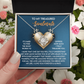 To My Treasured Soulmate Necklace, Valentine Gifts For Women, Valentine Jewelry For Women, Romantic Valentine's Day Gift, Valentine For Her Gift