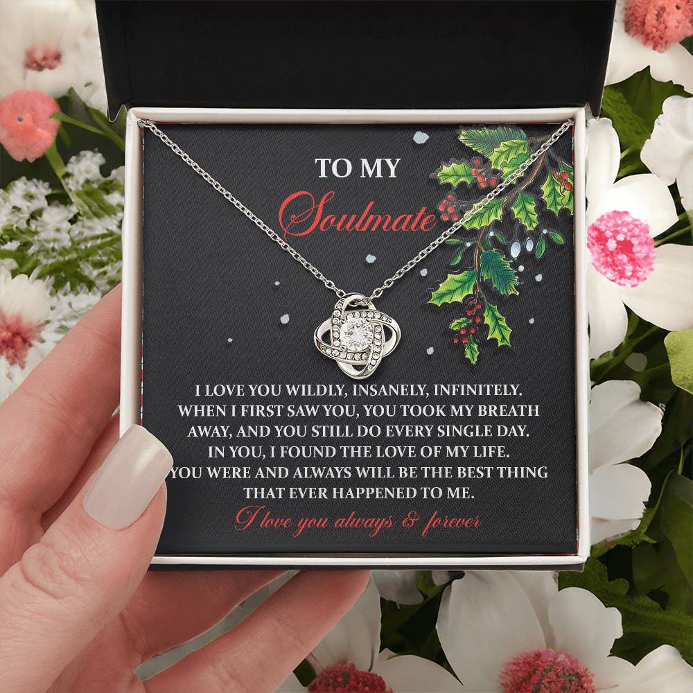 To My Soulmate Necklace, Gifts For Wife Christmas, Good Gifts For Girlfriend For Christmas, Christmas Presents For Her