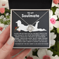 To My Soulmate Necklace, Best Valentine Gifts For Wife, To My Wife Valentine's Day Gift, Valentine's Day Necklace For Her, Valentine Birthday Gifts