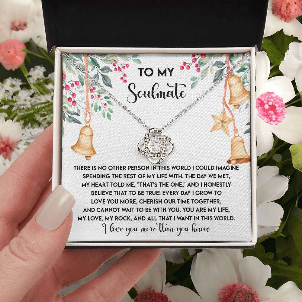 To My Soulmate Necklace, Christmas Gift Ideas 2024, Christmas For Her, Wife's Christmas Gift, Christmas Presents Women